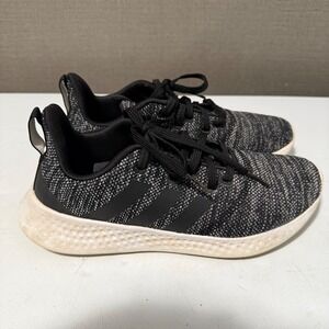 Adidas Women's Running Shoes‎ Black & White Knit Lightweight Sneakers Size 8.5